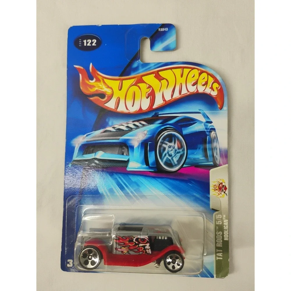 Hot Wheels 2004‎ Tat Rods 5/5 Hooligan #122 Hot Rat Rod Car